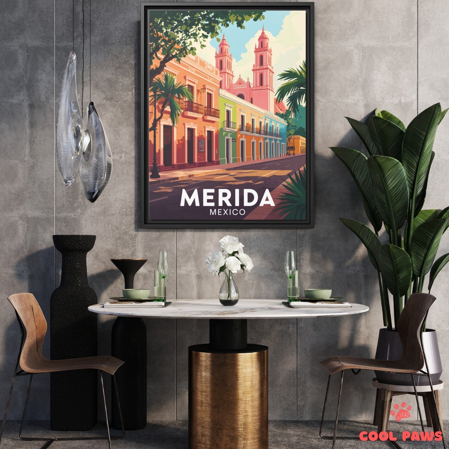 Merida Travel Print | Cathedral of Merida