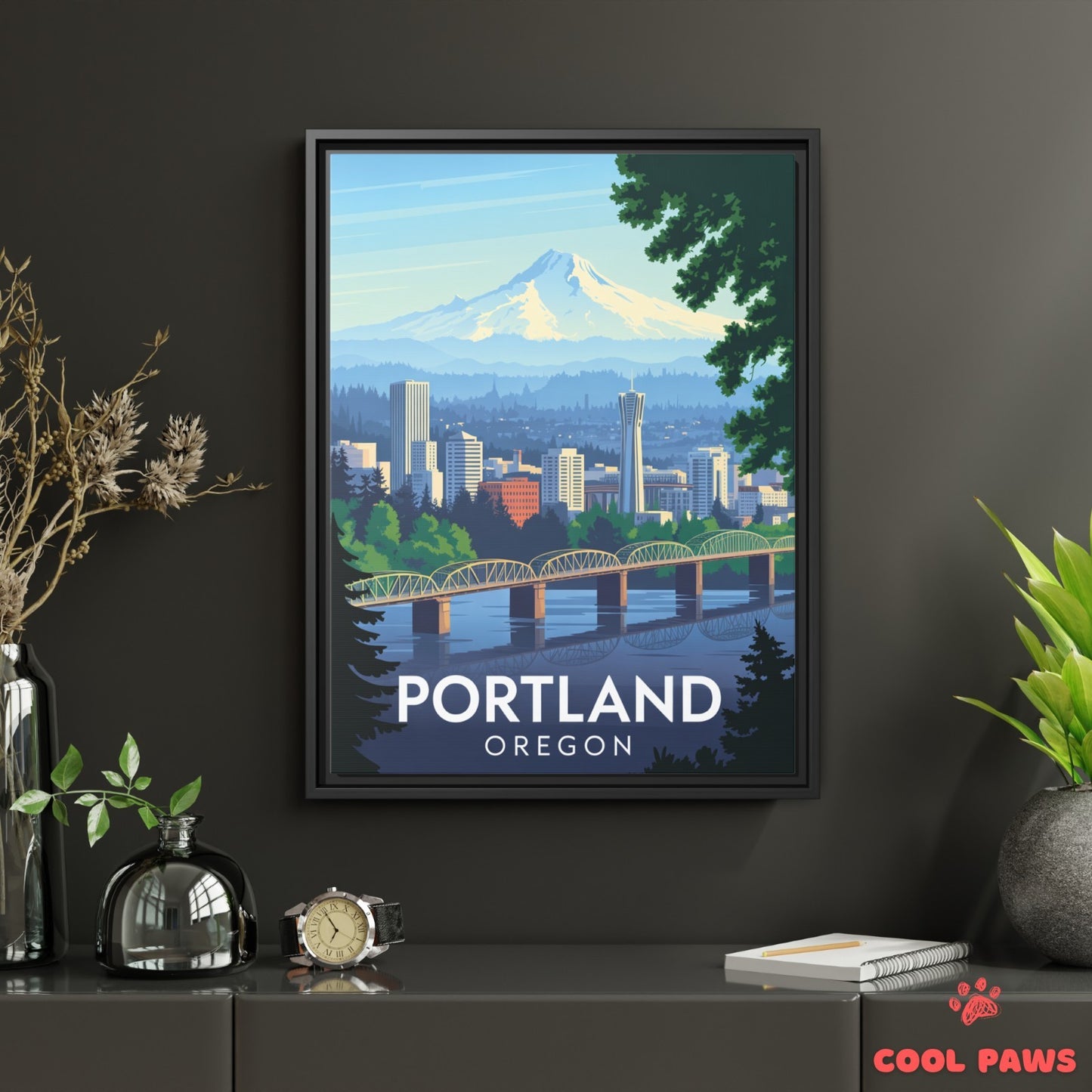 Portland Travel Print | Mount Hood Oregon
