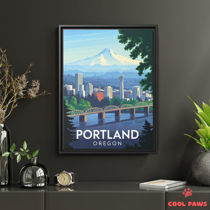 Portland Travel Print | Mount Hood Oregon