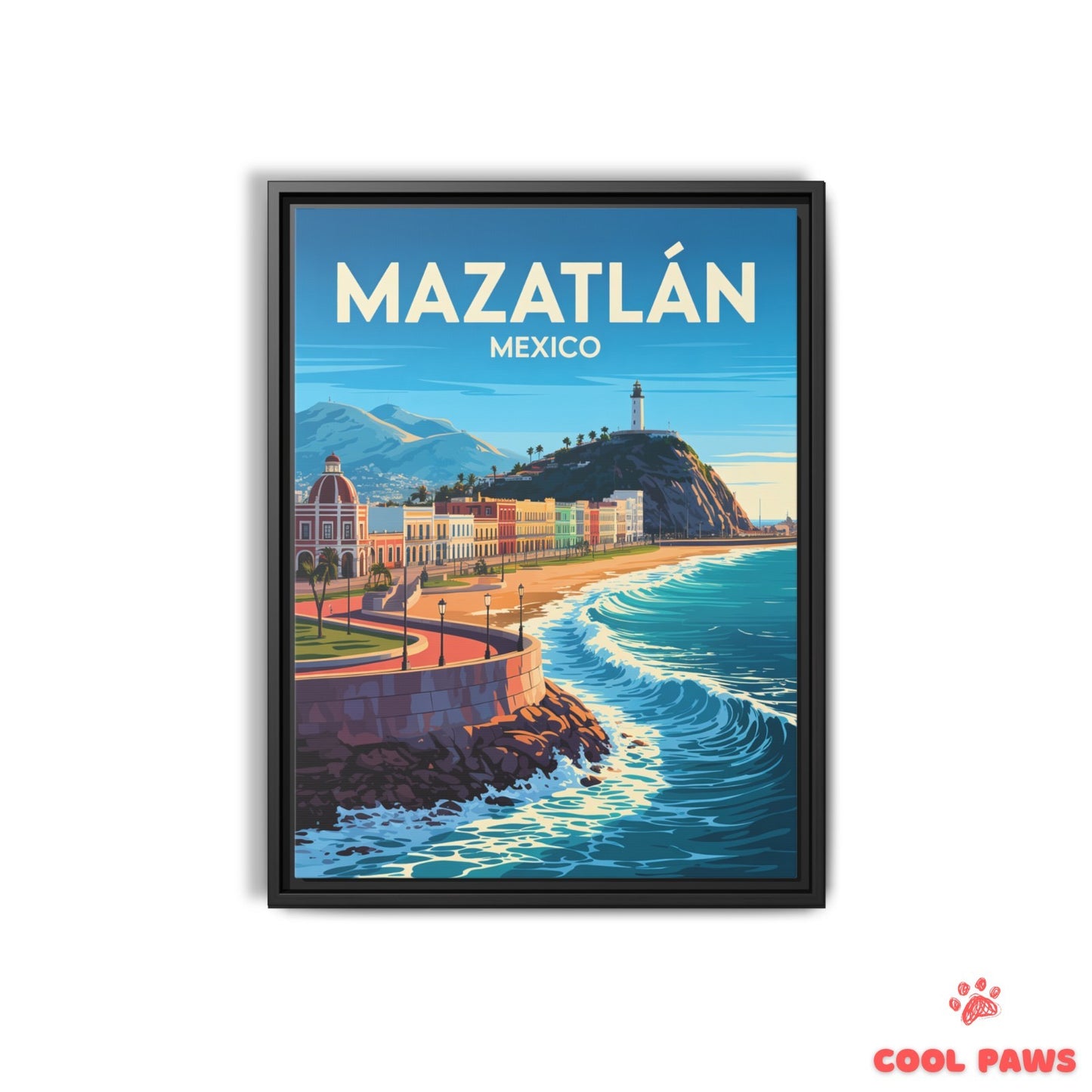 Mazatlan Travel Print | El Faro Lighthouse