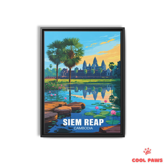 Siem Reap Travel Print | Angkor Wat | Cambodia