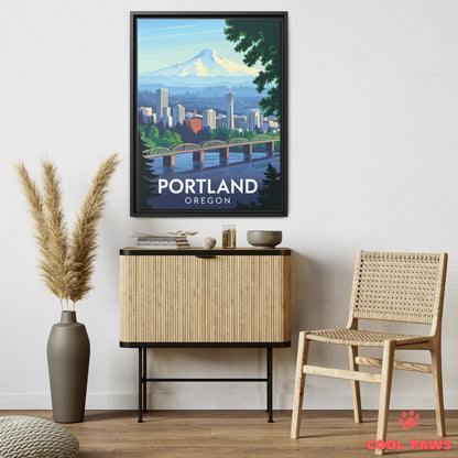 Portland Travel Print | Mount Hood Oregon