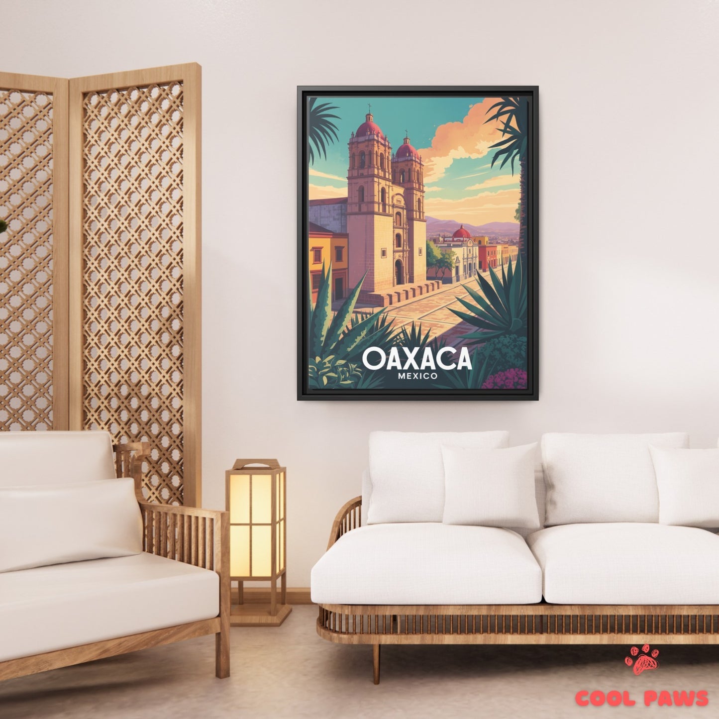 Oaxaca Travel Print | Church of Santo Domingo