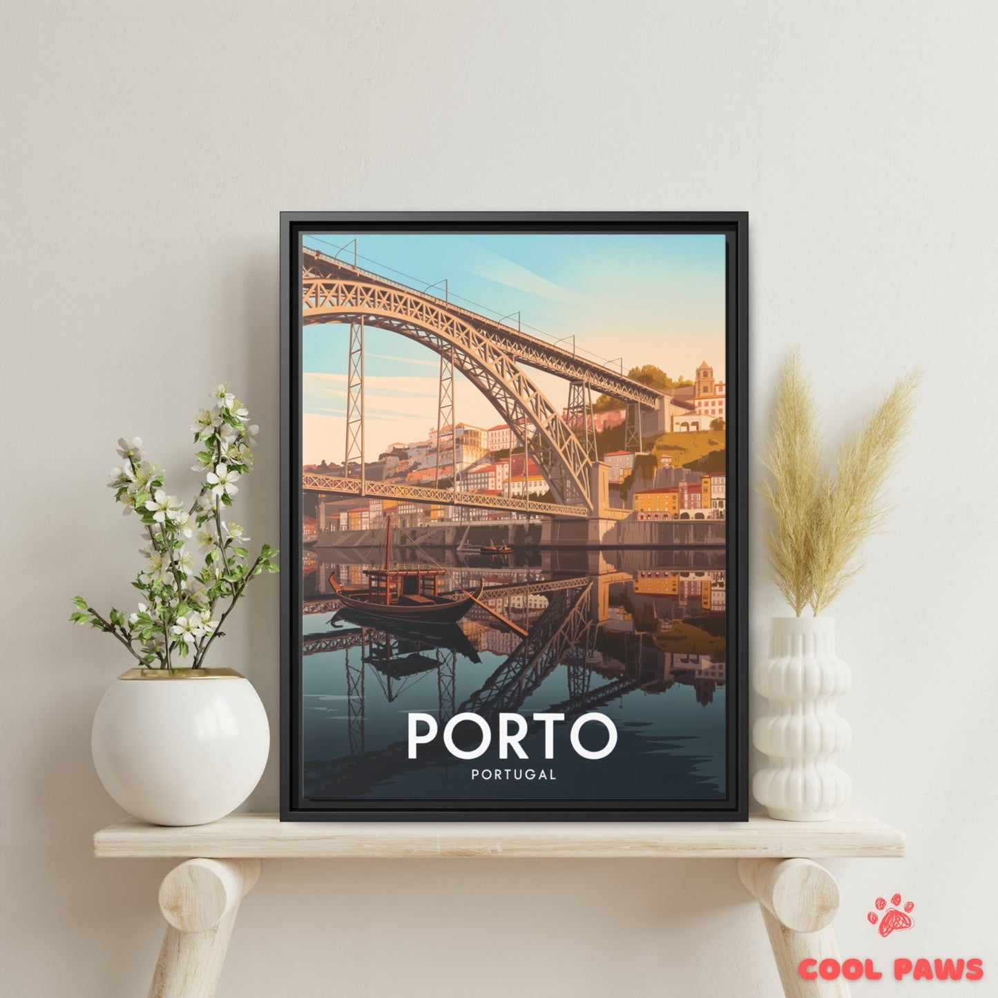 Porto Travel Print | Portuguese Dom Luís I Bridge | Portugal