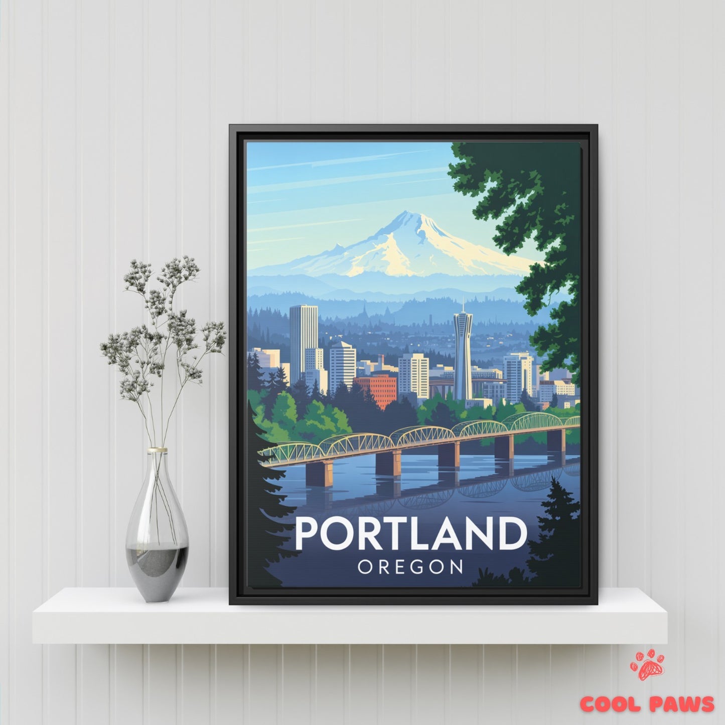 Portland Travel Print | Mount Hood Oregon