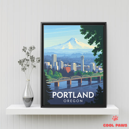 Portland Travel Print | Mount Hood Oregon