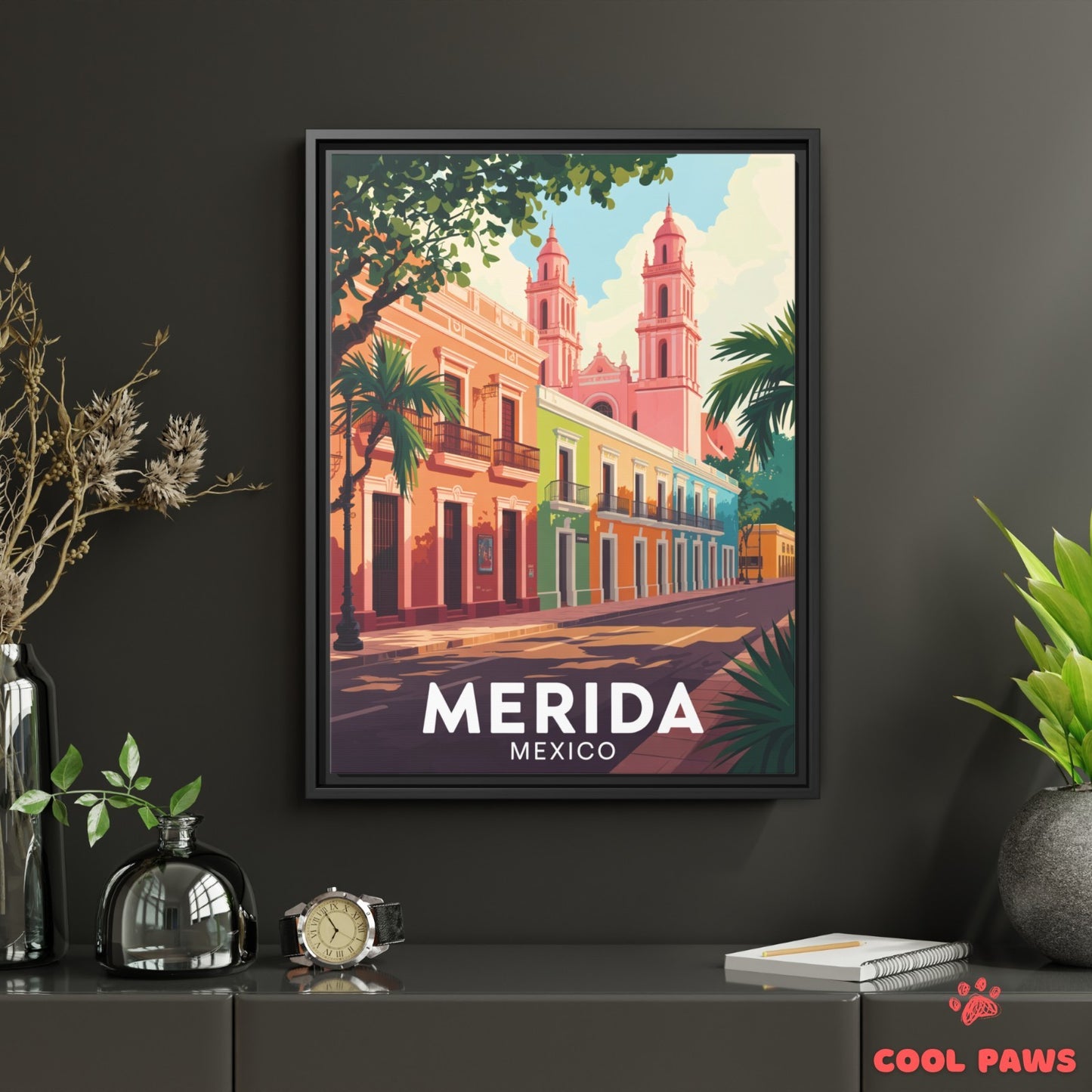 Merida Travel Print | Cathedral of Merida