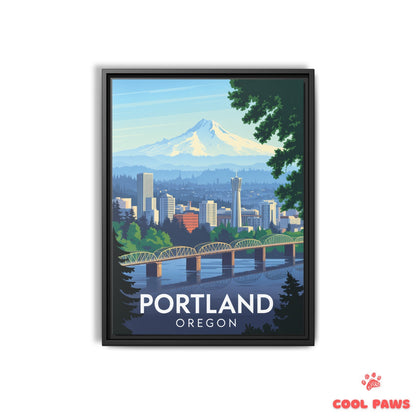 Portland Travel Print | Mount Hood Oregon