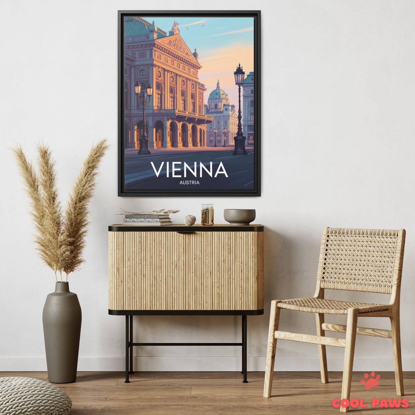 Vienna Travel Print | Austrian State Opera | Austria