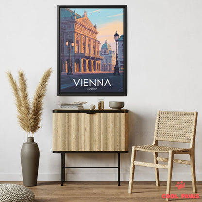 Vienna Travel Print | Austrian State Opera | Austria