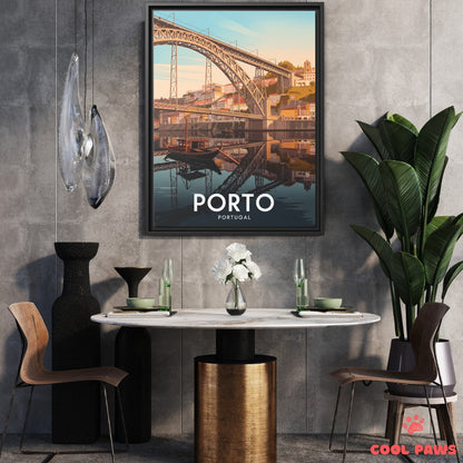 Porto Travel Print | Portuguese Dom Luís I Bridge | Portugal