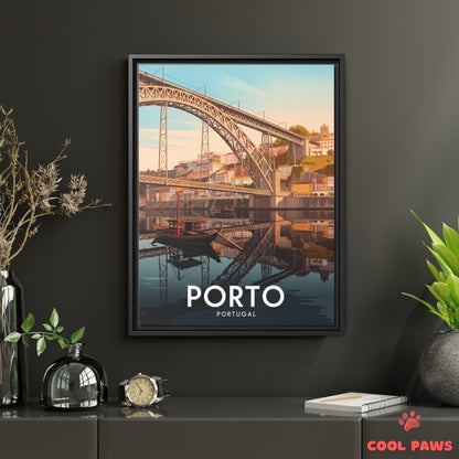 Porto Travel Print | Portuguese Dom Luís I Bridge | Portugal