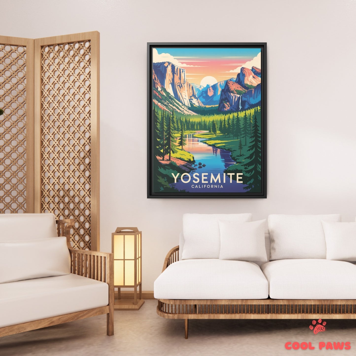 Yosemite Travel Print | National Park California