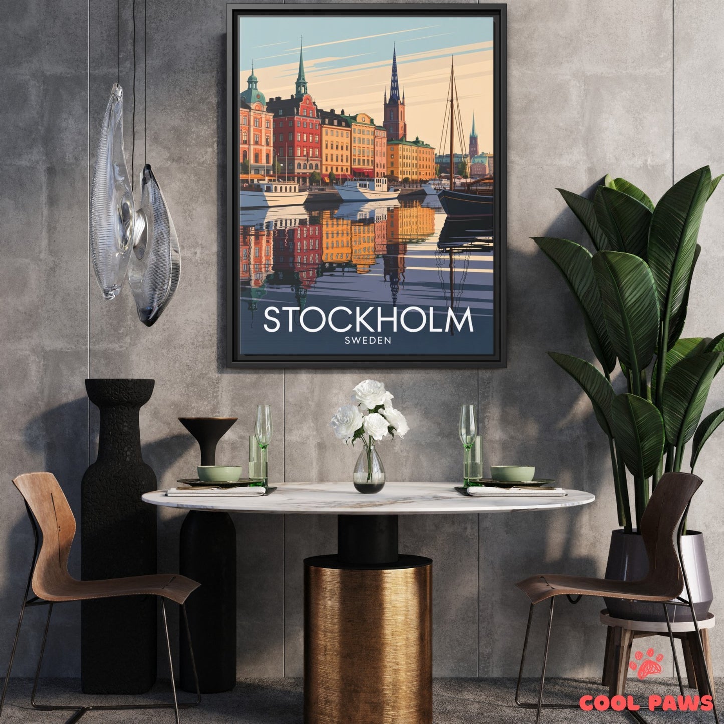 Stockholm Travel Print | Swedish Gamla Stan | Sweden