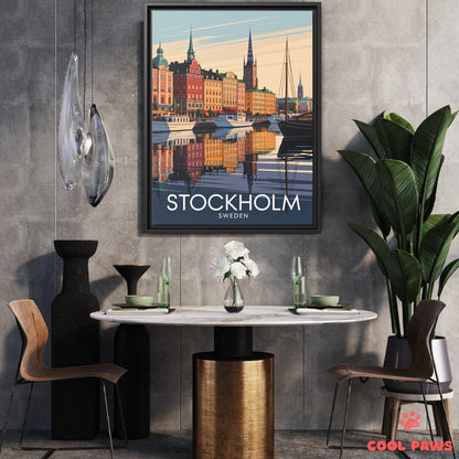 Stockholm Travel Print | Swedish Gamla Stan | Sweden