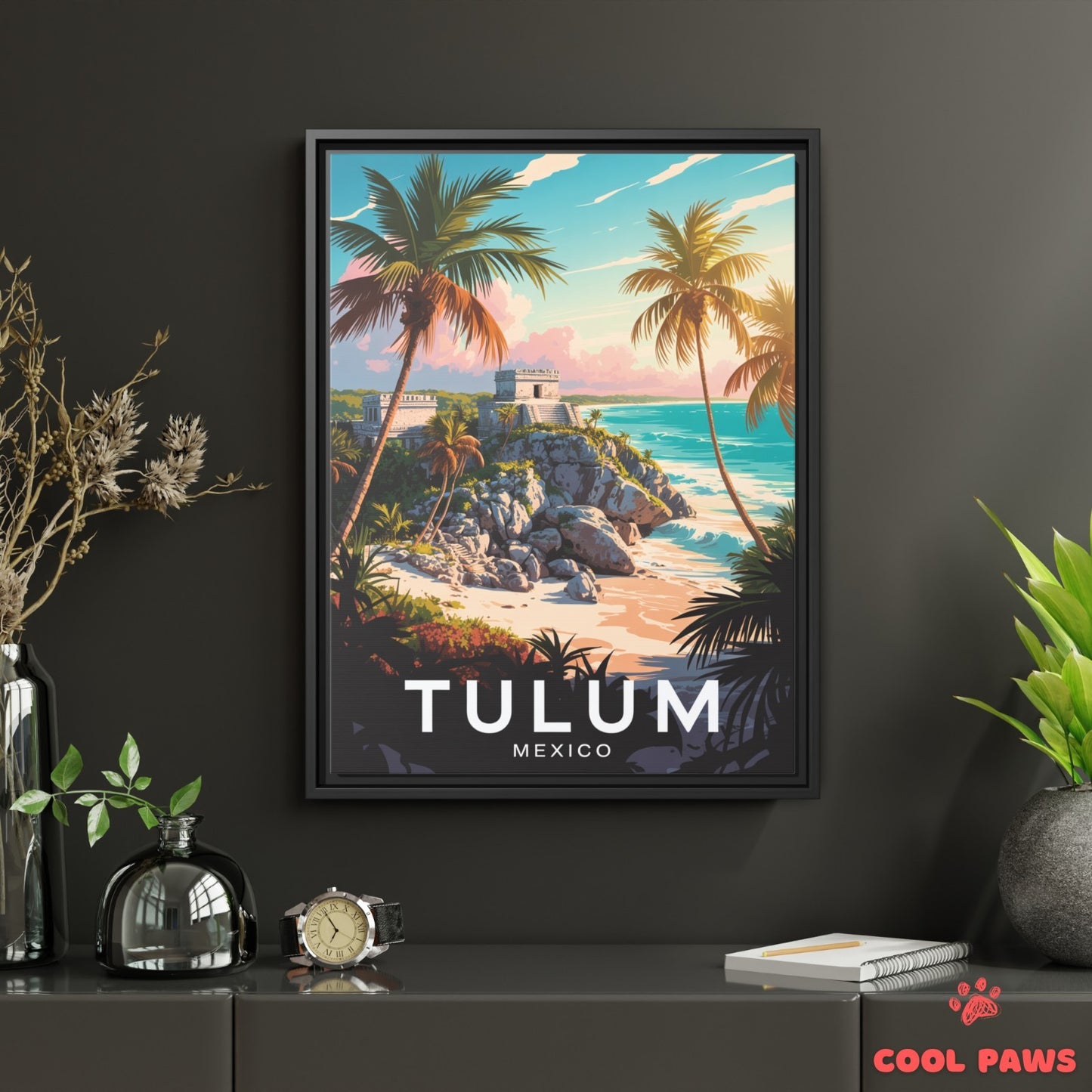 Tulum Travel Print | Mayan Ruins