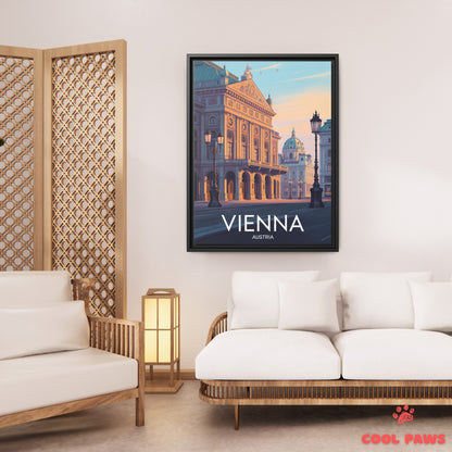 Vienna Travel Print | Austrian State Opera | Austria