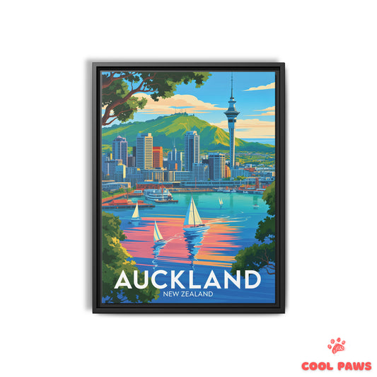 Auckland Travel Print | Sky Tower | New Zealand