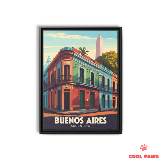 Buenos Aires Travel Print | Caminito Street | Argentina
