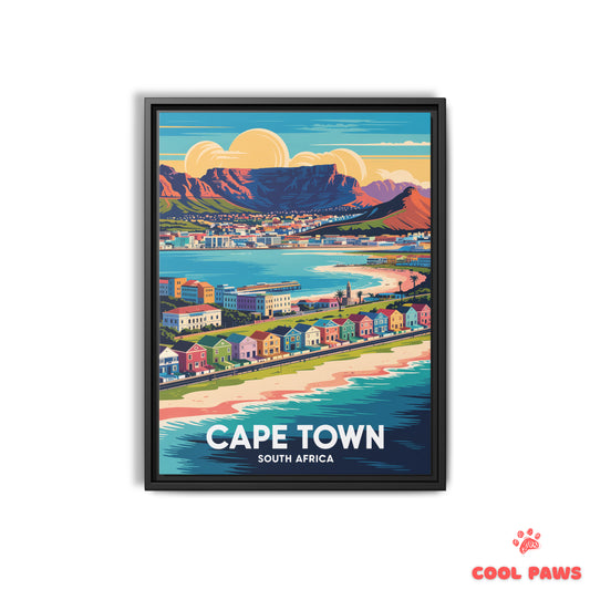 Cape Town Travel Print | Table Mountain | South Africa
