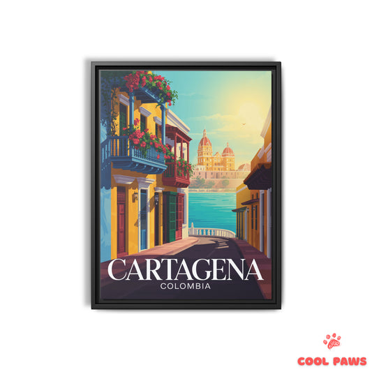 Cartagena Travel Print | Walled City | Colombia