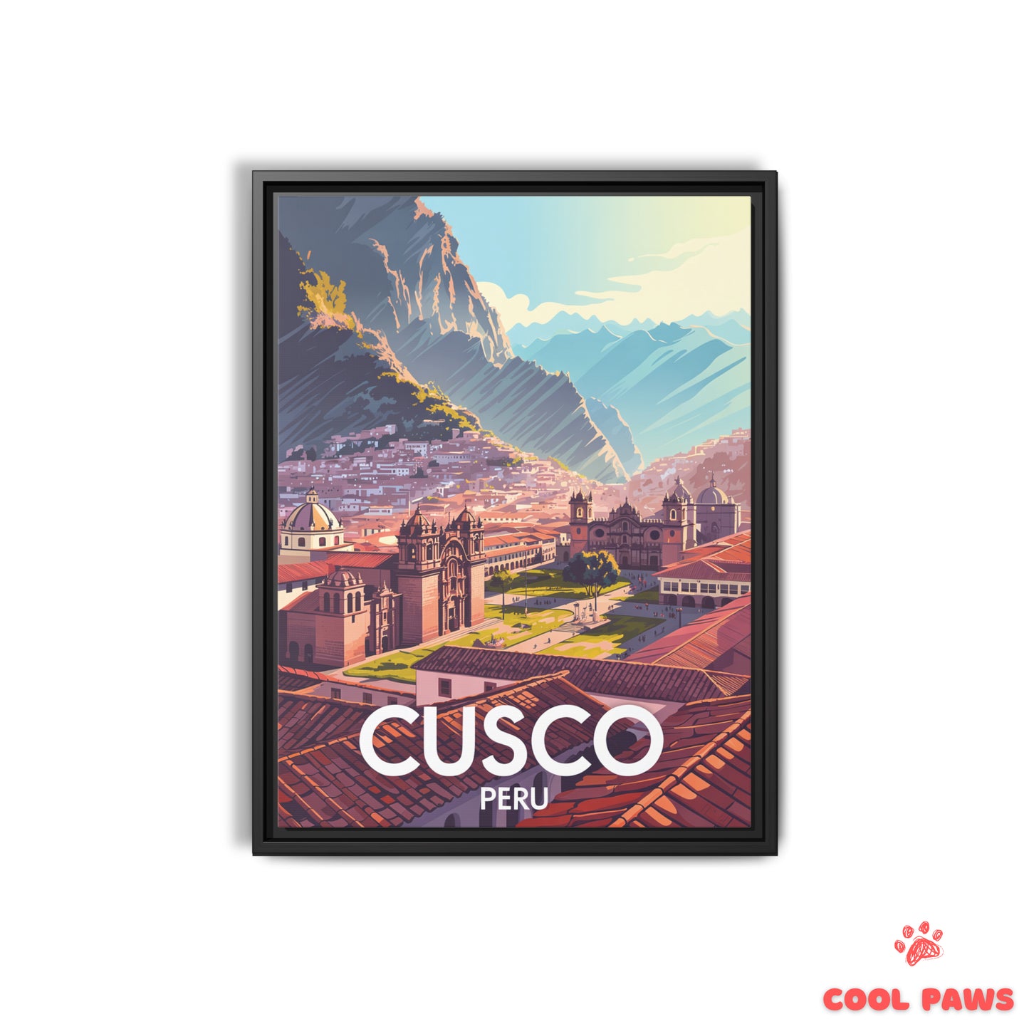 Cusco Travel Print | Plaza de Armas | Peru