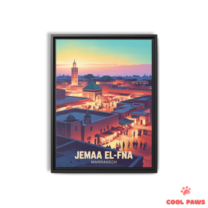 Djemaa el Fna Travel Print | Jemaa el Fna Square | Morocco