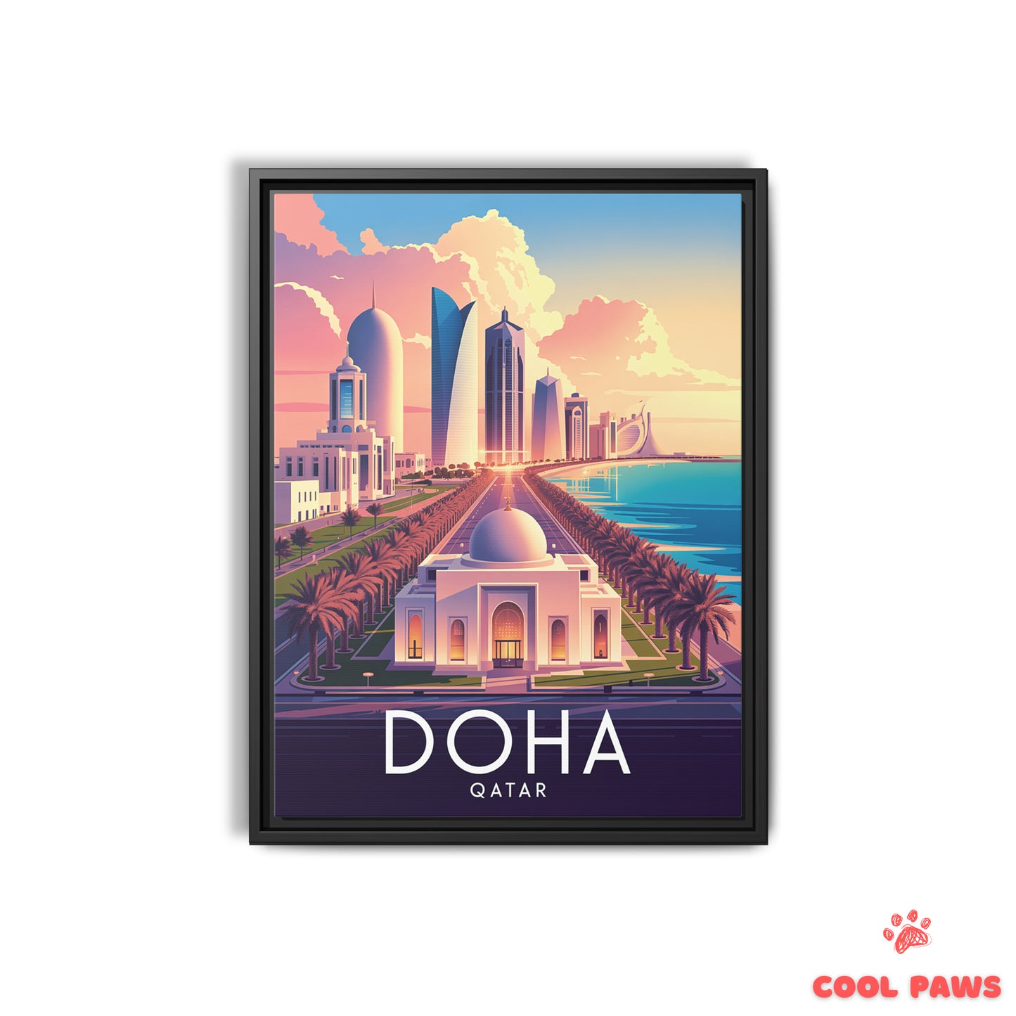 Doha Travel Print | Museum of Islamic Art | Qatar
