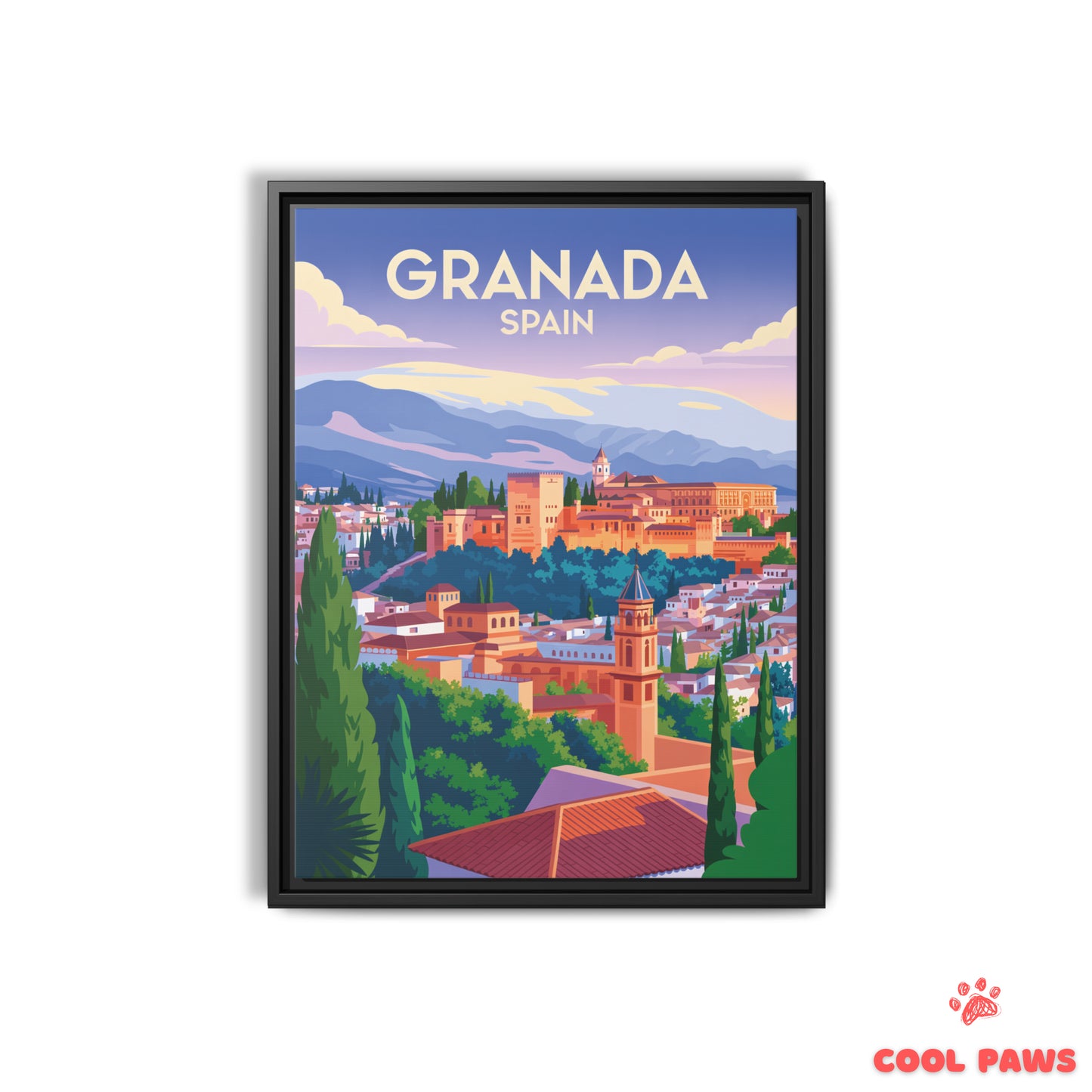 Granada Travel Print | Spanish Alhambra | Spain