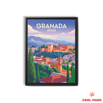 Granada Travel Print | Spanish Alhambra | Spain