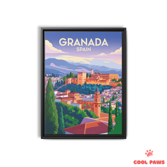 Granada Travel Print | Spanish Alhambra | Spain