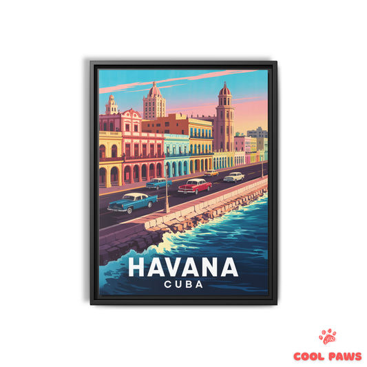 Havana Travel Print | Malecon | Cuba