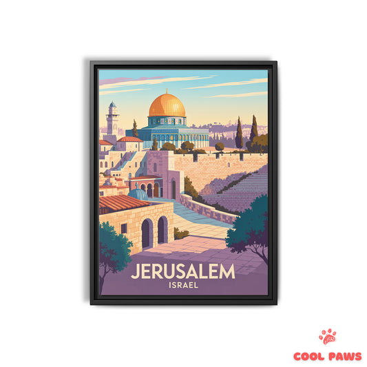 Jerusalem Travel Print | Dome of the Rock | Israel