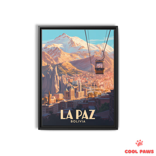 La Paz Travel Print | Illimani Mountain | Bolivia