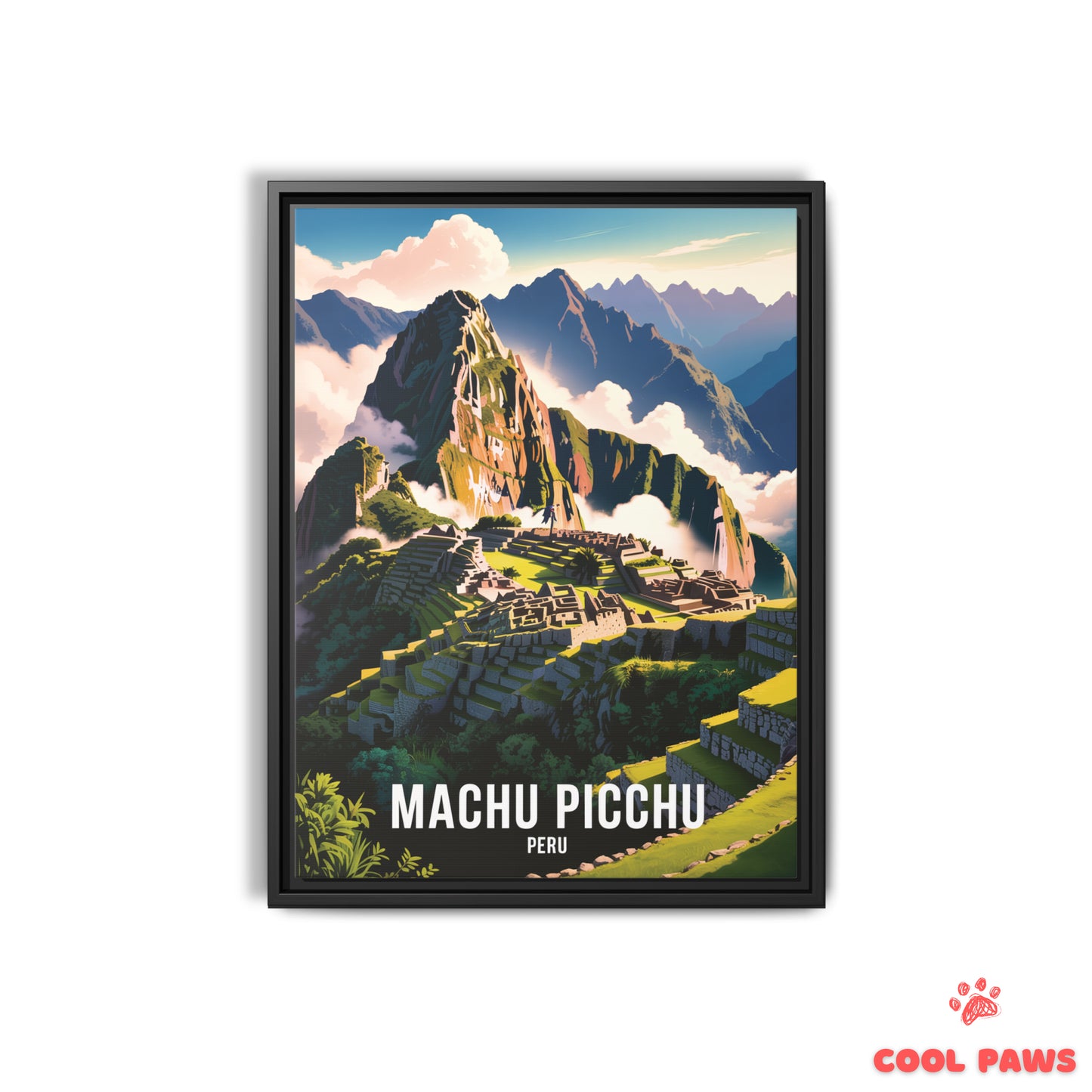 Machu Picchu Travel Print | Machu Picchu | Peru