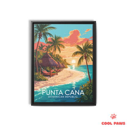 Punta Cana Travel Print | White Sand Beach | Dominican Republic