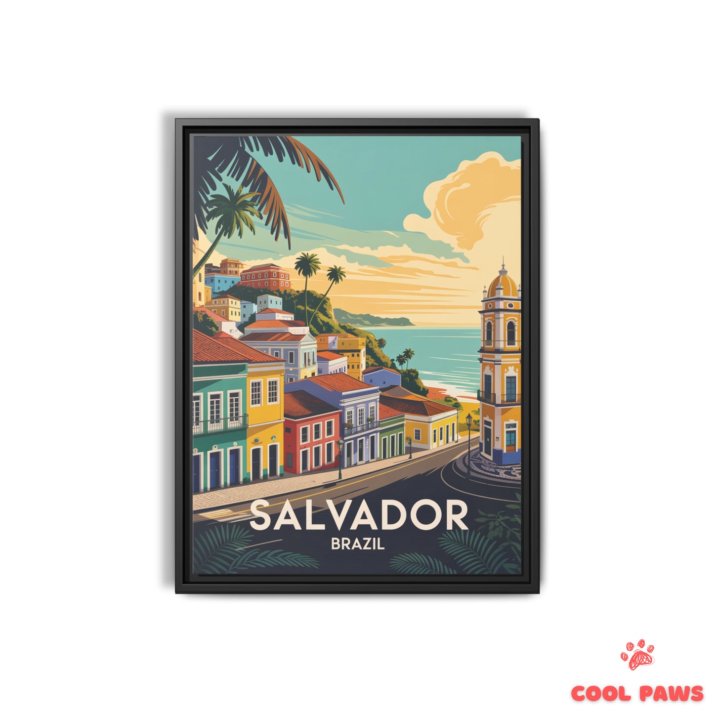 Salvador Travel Print | Pelourinho | Brazil