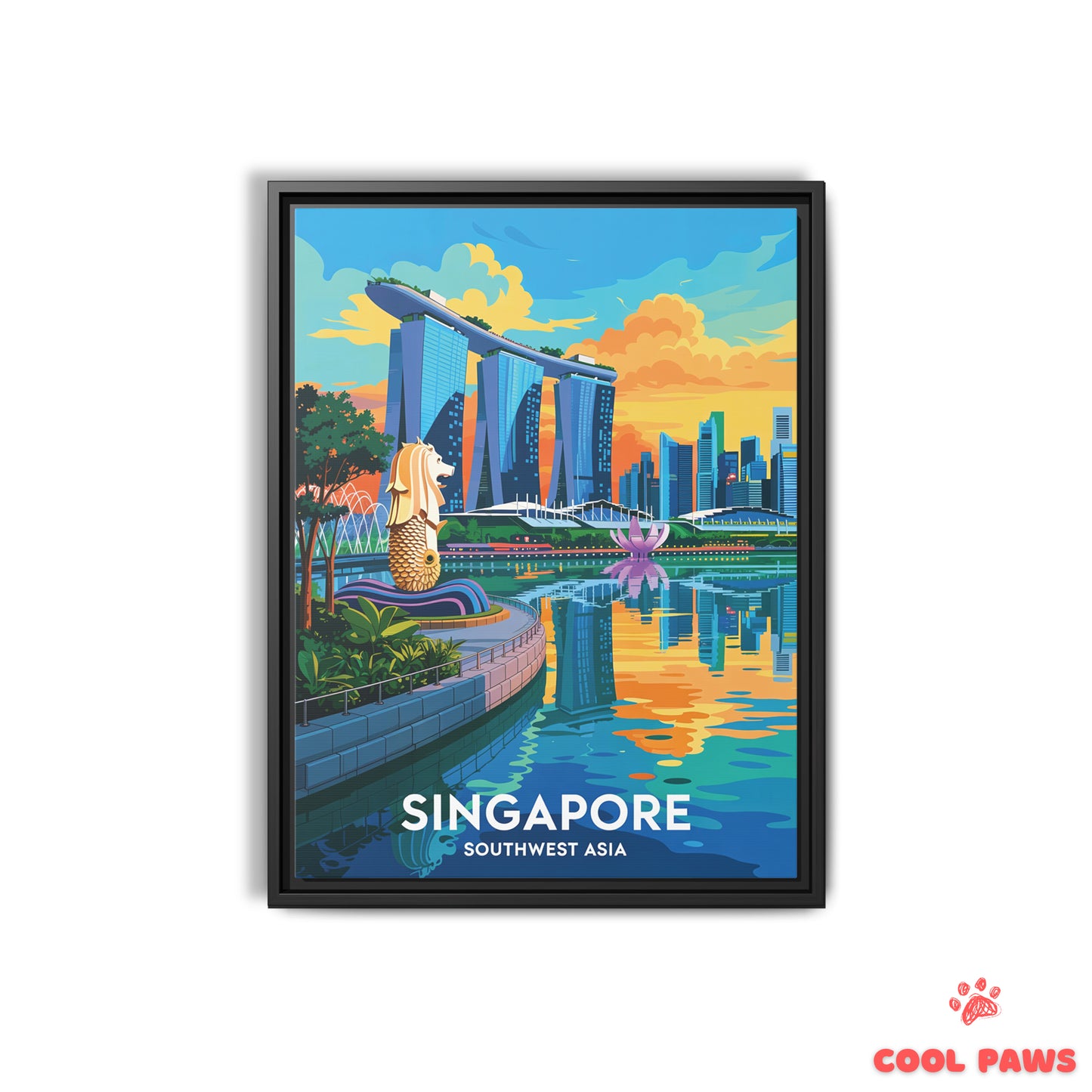 Singapore Travel Print | Marina Bay Sands