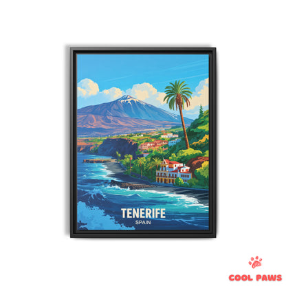 Tenerife Travel Print | Spanish Mount Teide | Spain
