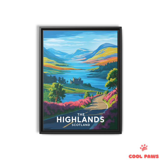 The Highlands Travel Print | Scottish Castle | Scotland