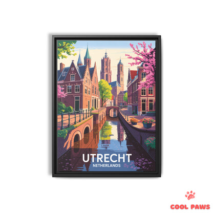 Utrecht Travel Print | Dutch Dom Tower | Netherlands