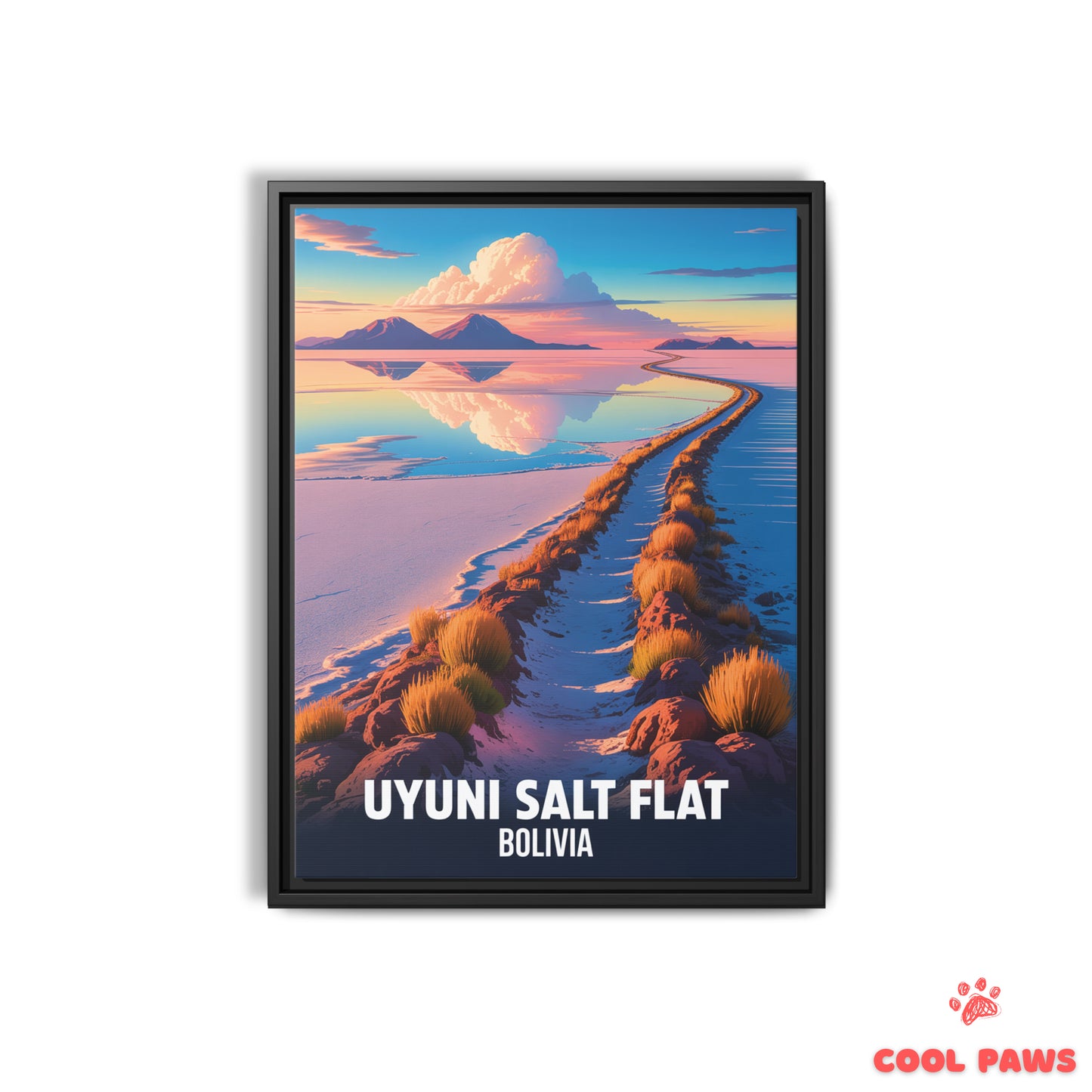 Uyuni Salt Flat Travel Print | Uyuni Salt Flats | Bolivia
