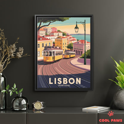 Lisbon Travel Print | Portuguese Tram | Portugal