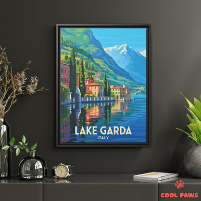 Lake Garda Travel Print | Italian Lake Garda |Italy
