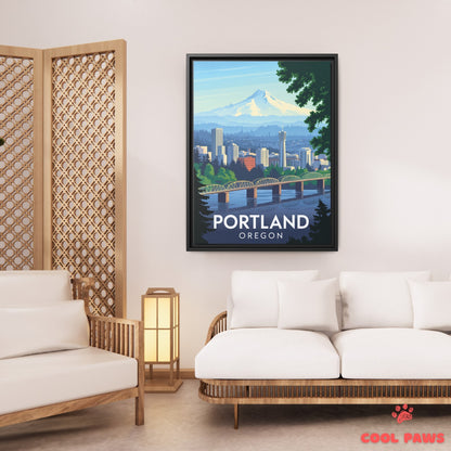 Portland Travel Print | Mount Hood Oregon