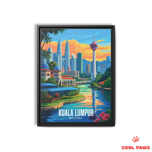 Kuala Lumpur Travel Print | Petronas Towers | Malaysia