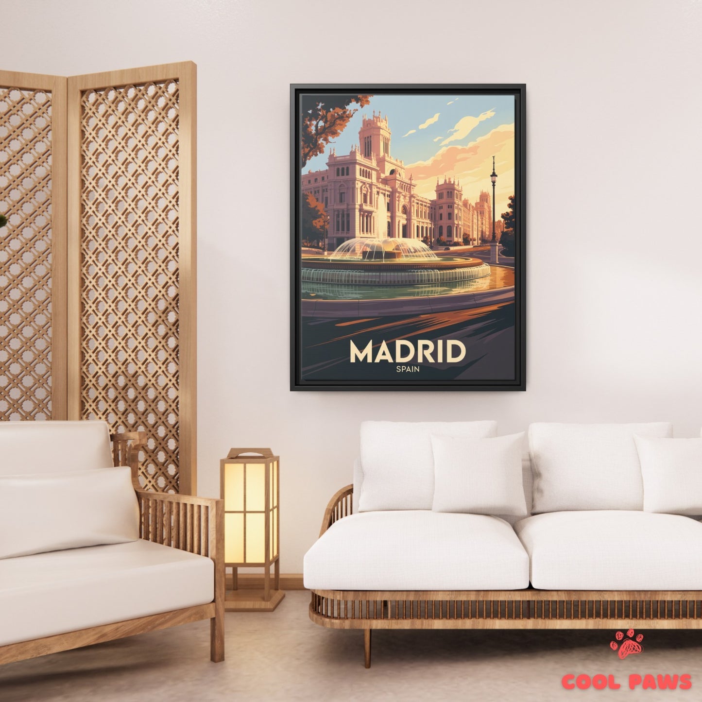 Madrid Travel Print | Spanish Palacio de Cibeles | Spain