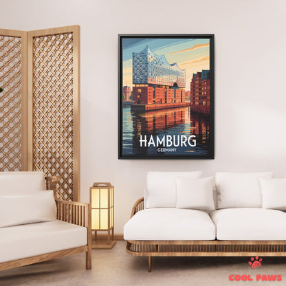 Hamburg Travel Print | German Elbphilharmonie | Germany