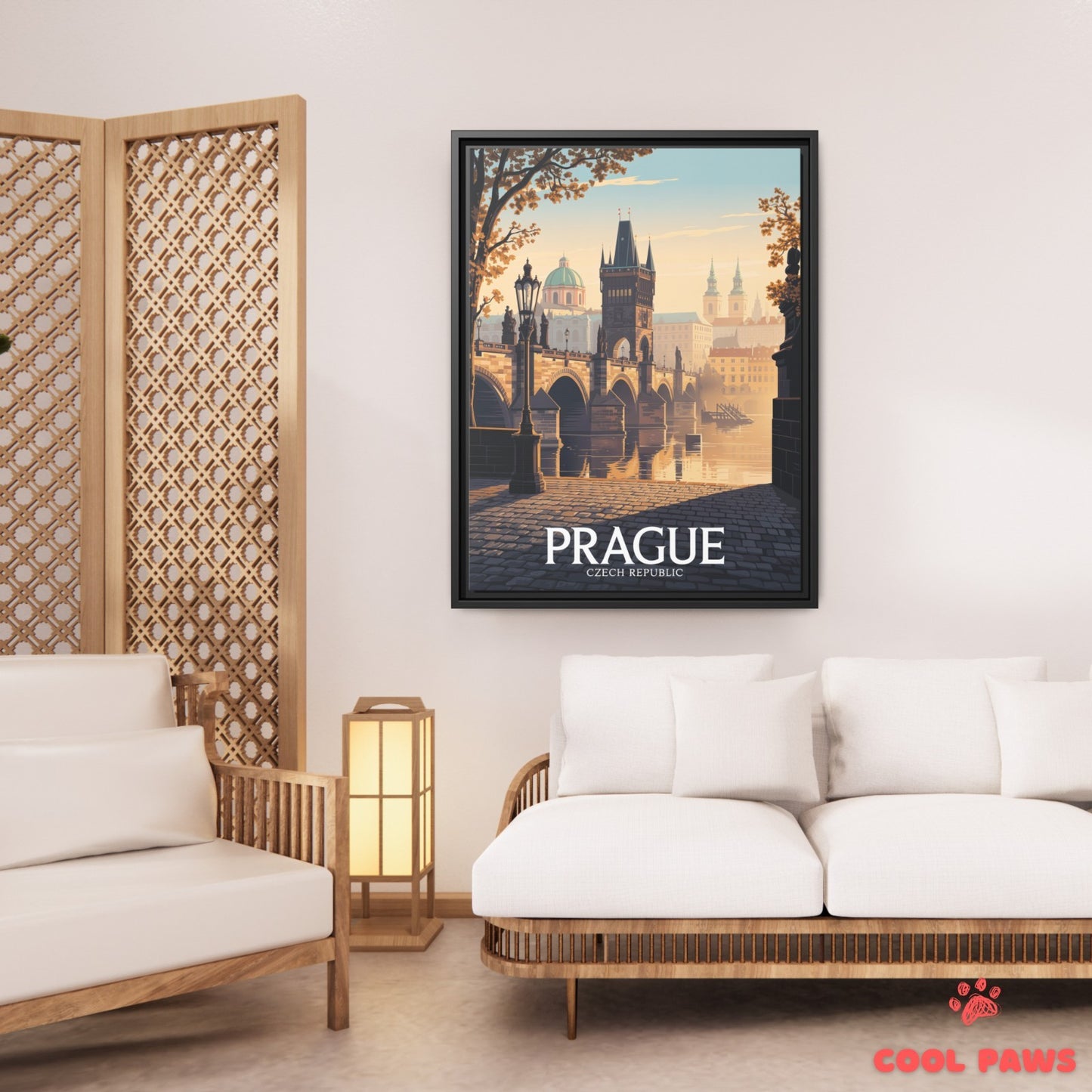 Prague Travel Print | Czech Charles Bridge | Czcech Republic
