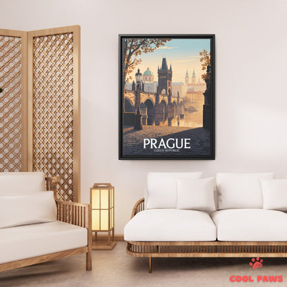 Prague Travel Print | Czech Charles Bridge | Czcech Republic